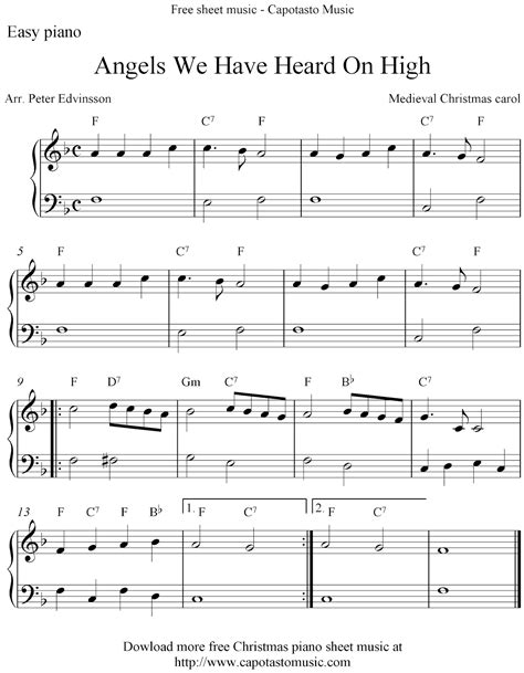 free christmas piano sheet music for beginners printable 2023 calendar printable