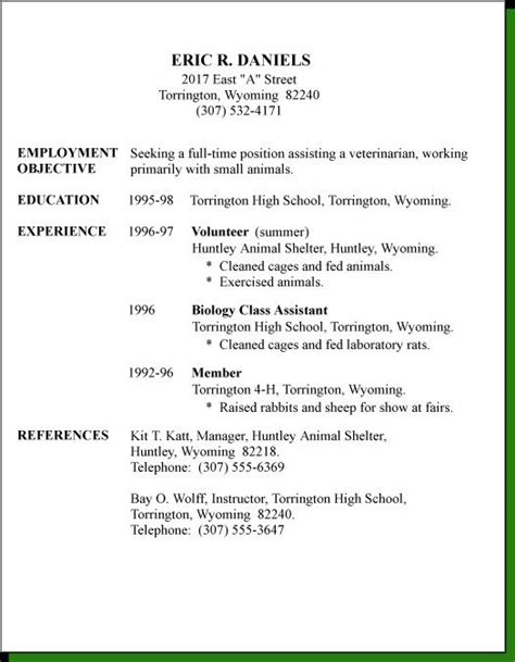 Resume Template For Teens Proper First Resume Of 34 Stylish Resume