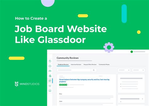 How To Create A Job Board Website Like Glassdoor Mind Studios