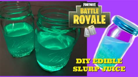 Fortnite Slurp Juice Diy Drinkable Slurp Juice Glows In Dark Youtube