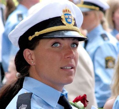 Pretty Policewoman In Different Countries