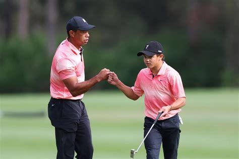 Tiger Woods Stunned By Son Charlie S Golf Skills Ahead Of Father Son