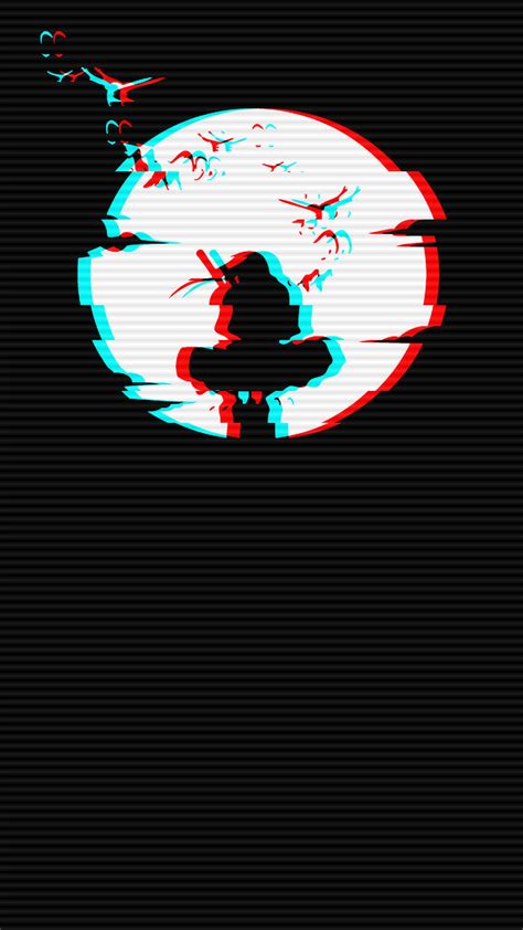 Anime Glitch Effect Wallpaper Free For Commercial Use High Quality