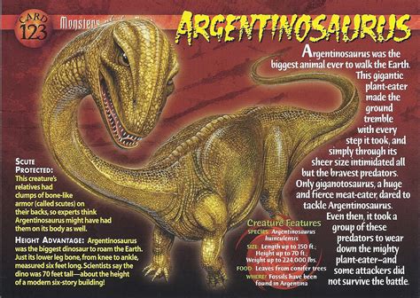 Argentinosaurus may have been preyed upon by giganotosaurus. Argentinosaurus | Wierd N'wild Creatures Wiki | FANDOM ...