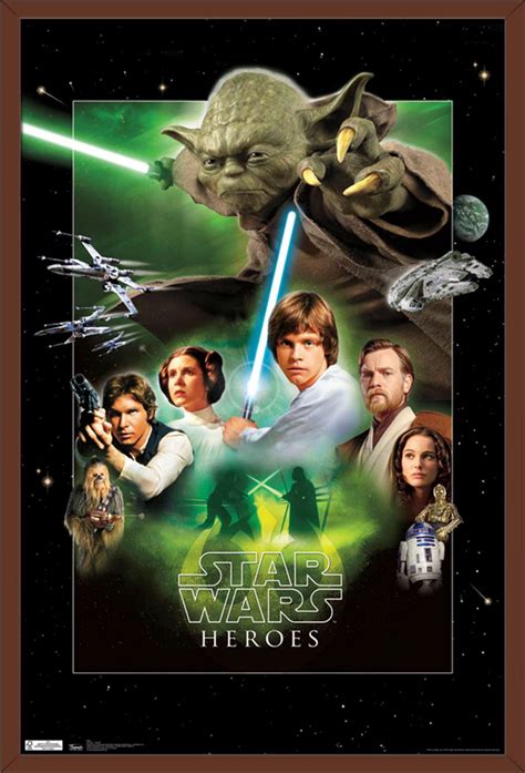 Star Wars Saga Heroes Poster