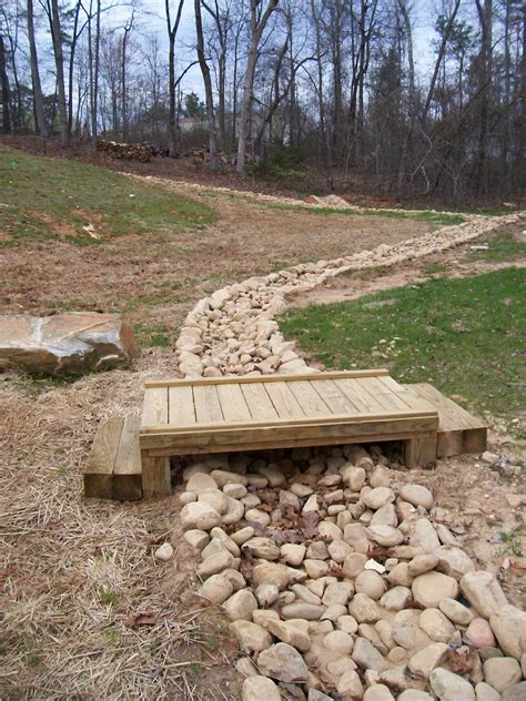 Maybe you would like to learn more about one of these? River Rock Creek Bed with wooden step bridge. Dahlonega ...