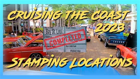 All Six Stamping Locations From Cruising The Coast 2023 Youtube
