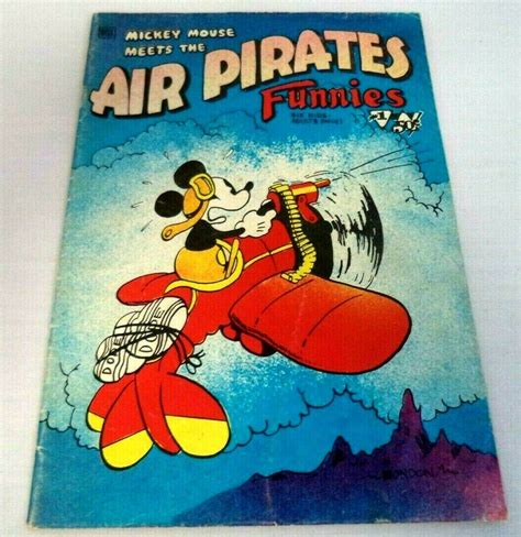 Rare Mickey Mouse Meets Air Pirates Adult Ma 1