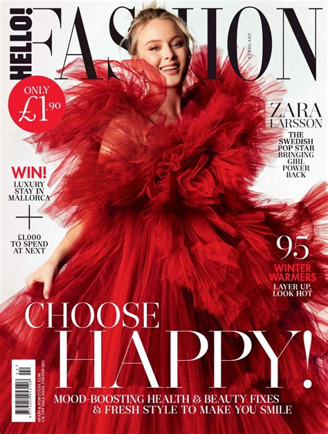 Zara Larsson In Hello Fashion Magazine February 2021 Hawtcelebs