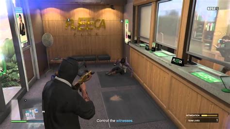 The Bank Heist Grand Theft Auto V Youtube