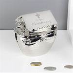 Christening Noahs Ark Silver Money Box gift for ...