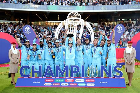 England Cricket Team World Cup Winners Lords Photograph Picture