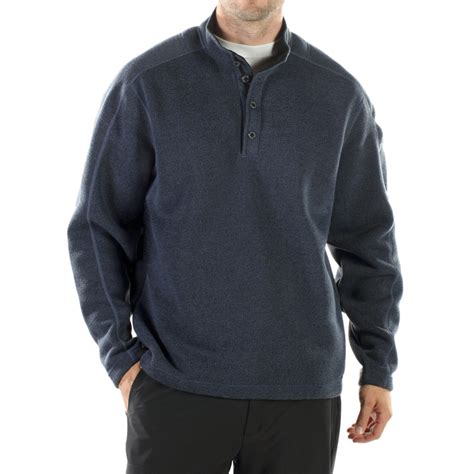 Exofficio Alpental Fleece Pullover Shirt Long Sleeve For Men Save 35