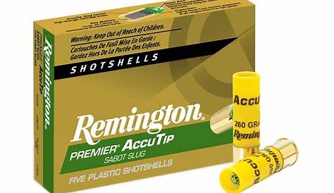Remington 20 Gauge 260 gr AccuTip 2 3/4 Bonded Sabot Slugs 5/Box
