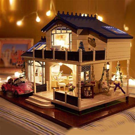 Assembling Diy Model Kit Wooden Doll House Romantic Provence House