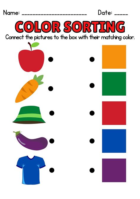 Worksheet printable for kindergarten