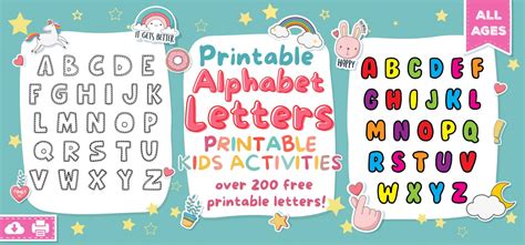 Free alphabet printables alphabet template letters a z