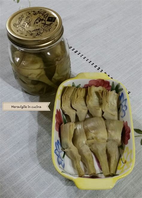 Tempi di cottura per le verdure. Carciofi al naturale fatti in casa - Meraviglie in cucina