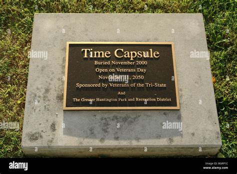 AJD62341, Huntington, WV, West Virginia, Time Capsule at War Memorial