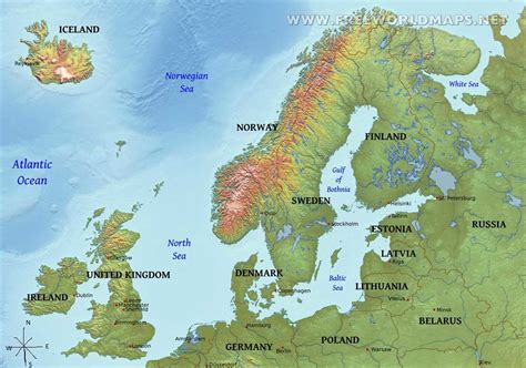 Maps Of Northern Europe Northern Europe