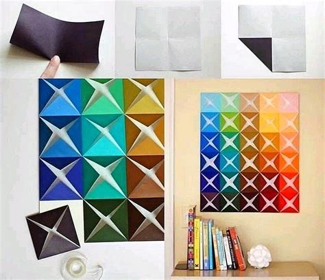 Pelapis, untuk menyerap tinta yang berlebihan 4. Cara Membuat Hiasan Dinding Kamar Dari Kertas Origami | Dekor Rumah