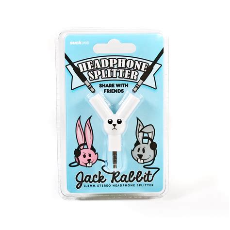 Jack Rabbit Content Gallery Headphone Splitter Share With Friends