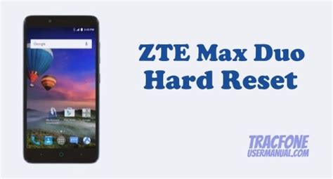 Zte max factory reset / hard reset. How to Perform Hard Reset on TracFone ZTE Max Duo Z962BL ...