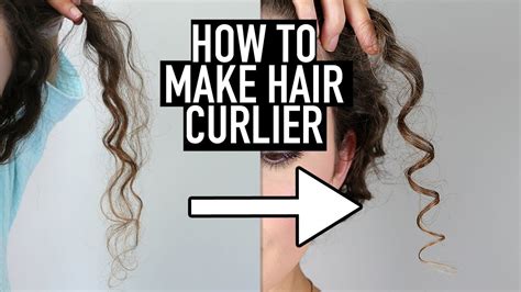 How To Make Hair Curlier 10 Tips For Tighter Defined Curls Youtube