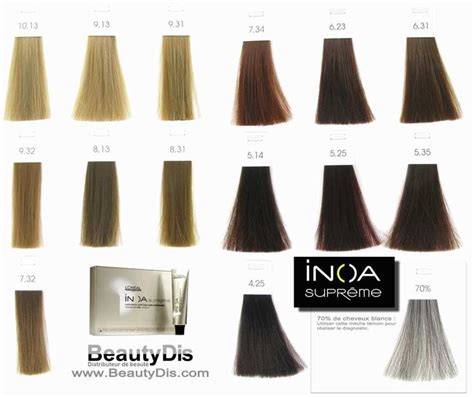 L Oreal Inoa Hair Color Chart Hair Color Chart Loreal Hair Color Loreal Hair Color Chart