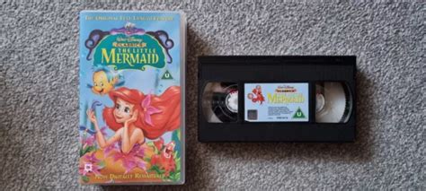 Walt Disney Classics The Little Mermaid Digitally Remastered Vhs Video