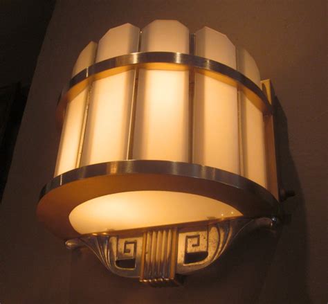 Pair Of Art Deco Theater Wall Sconces At 1stdibs