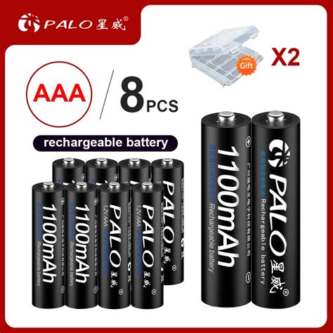 Palo Pcs V Nimh Aaa Battery A Mah Aaa Rechargeable Battery Aaa Ni Mh Batteries