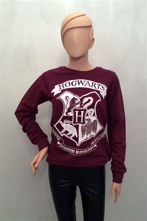 Details About Primark Official Harry Potter Hogwarts Crest Logo Jumper