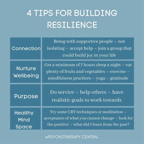 Tips For Building Resilience