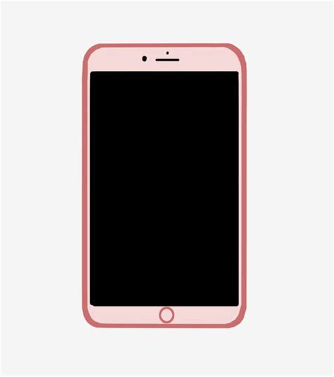 Pink Phone Png Image Cartoon Pink Phone Illustration Pink Mobile
