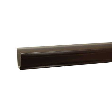 Amerimax Home Products 6 In X 10 Ft Musket Brown Aluminum K Style