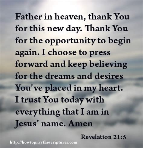 Prayer For New Day Prayer To Thank God For This New Day How To Pray