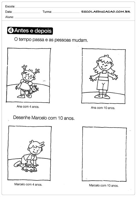 Atividade De Historia Educação Infantil