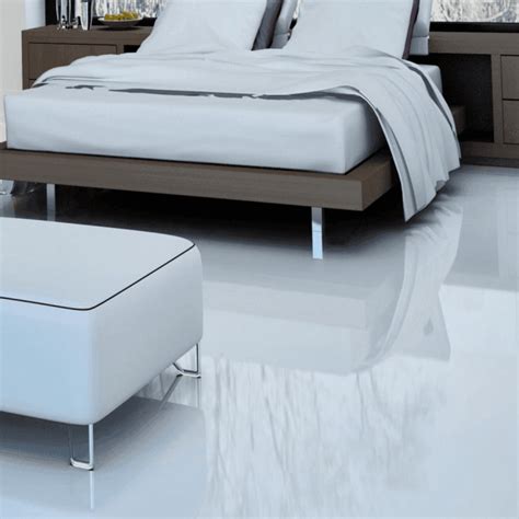 Falquon Flooring High Gloss Max 8mm White Laminate Flooring C500