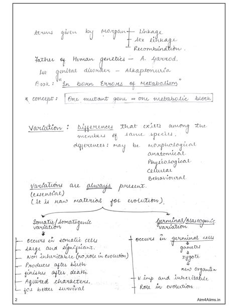 SOLUTION Genetic Handwritten Notes Studypool