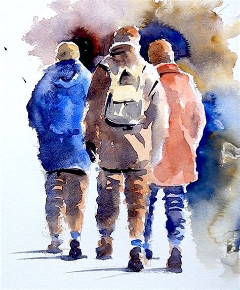 How To Paint Figures In Watercolour By Joanne Thomas At