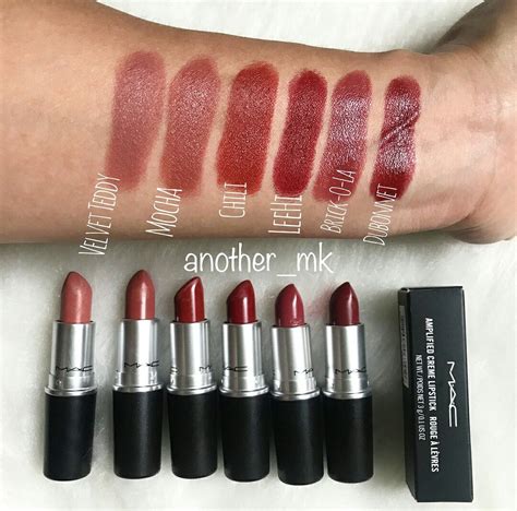 Mac Lipsticks Swatches Mac Lipstick Swatches Lipstick Makeup Mac Lipstick Shades