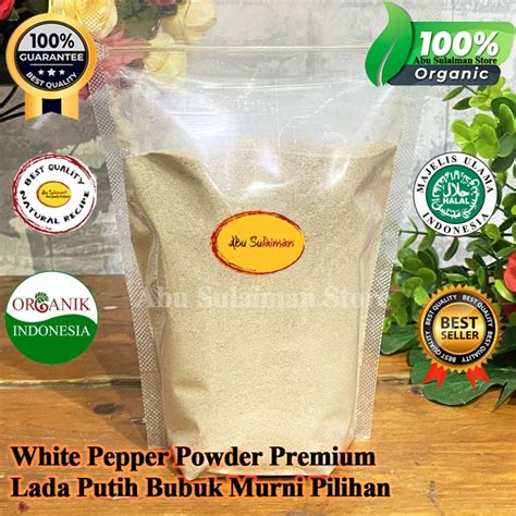 Jual Lada Putih Bubuk Murni 1kg Merica Bubuk White Pepper Powder Pure