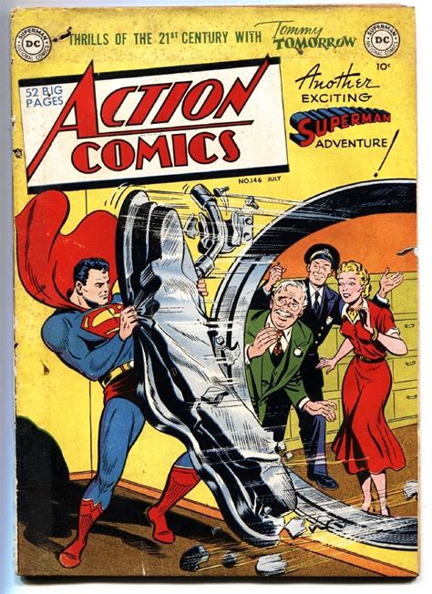 Action Comics 146 Comic Book Superman 1950 Dc Golden Age