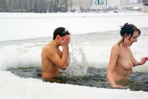Naked In The Cold Real Amateurs Nude In The Icy Water And Snow
