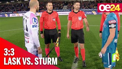 Linzer ask gegen sturm graz: LASK holte gegen Sturm Graz nach 0:3 noch 3:3-Remis - YouTube