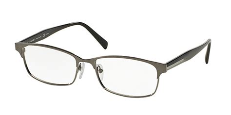 Prada Pr 62rv Dhg1o1 Eyeglasses In Grey Smartbuyglasses Usa