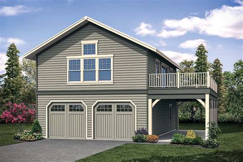 Plan Traditional Style Car Garage Apartment Carriage House