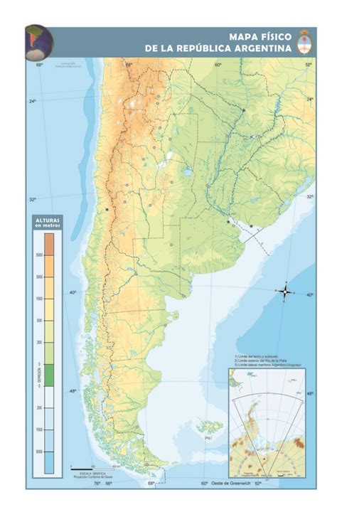 Mapas De Argentina Político Y Físico Para Descargar E Imprimir