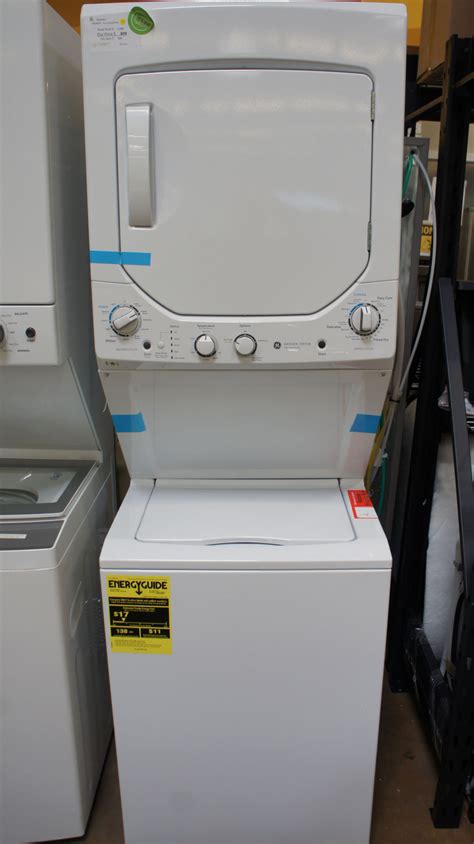 Sold Out 24″ Ge Spacemaker Gud24essmww Electric Laundry Center